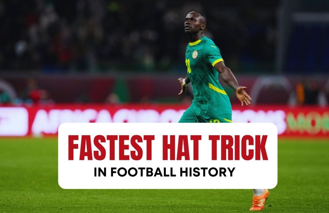 Fastest Hat trick in football history Fastest hat trick in football history