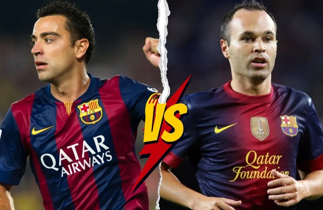 Xavi vs Andrés Iniesta