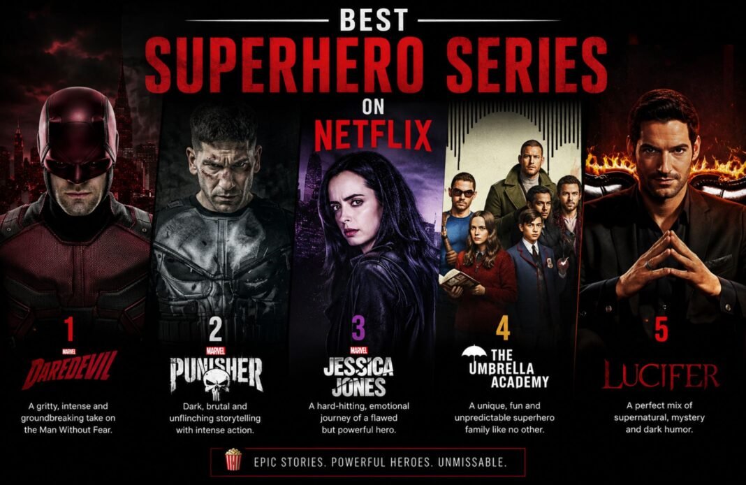 Top 10 Best Superhero Series on Netflix Best Superhero Series on Netflix