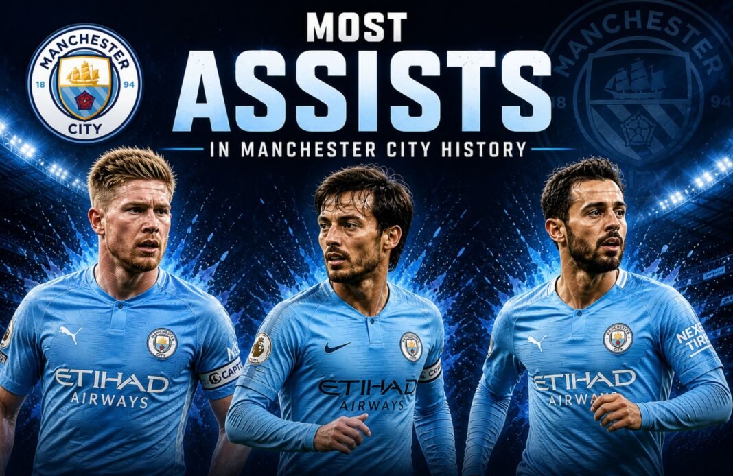 Most Assists in Manchester City History