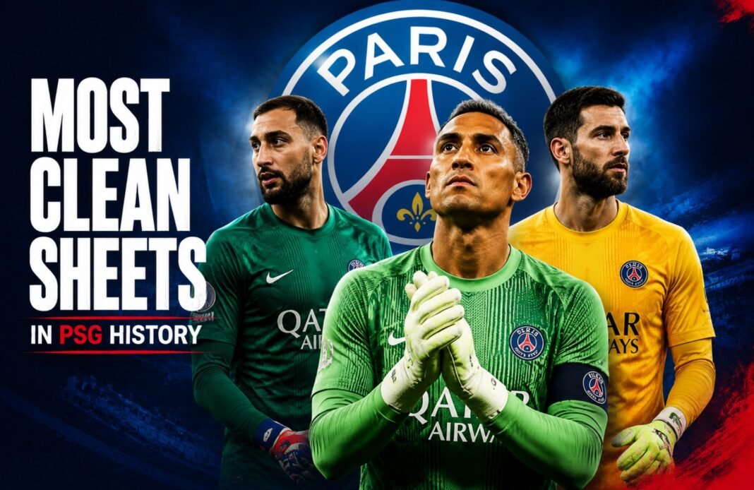 Most Clean Sheets in PSG History