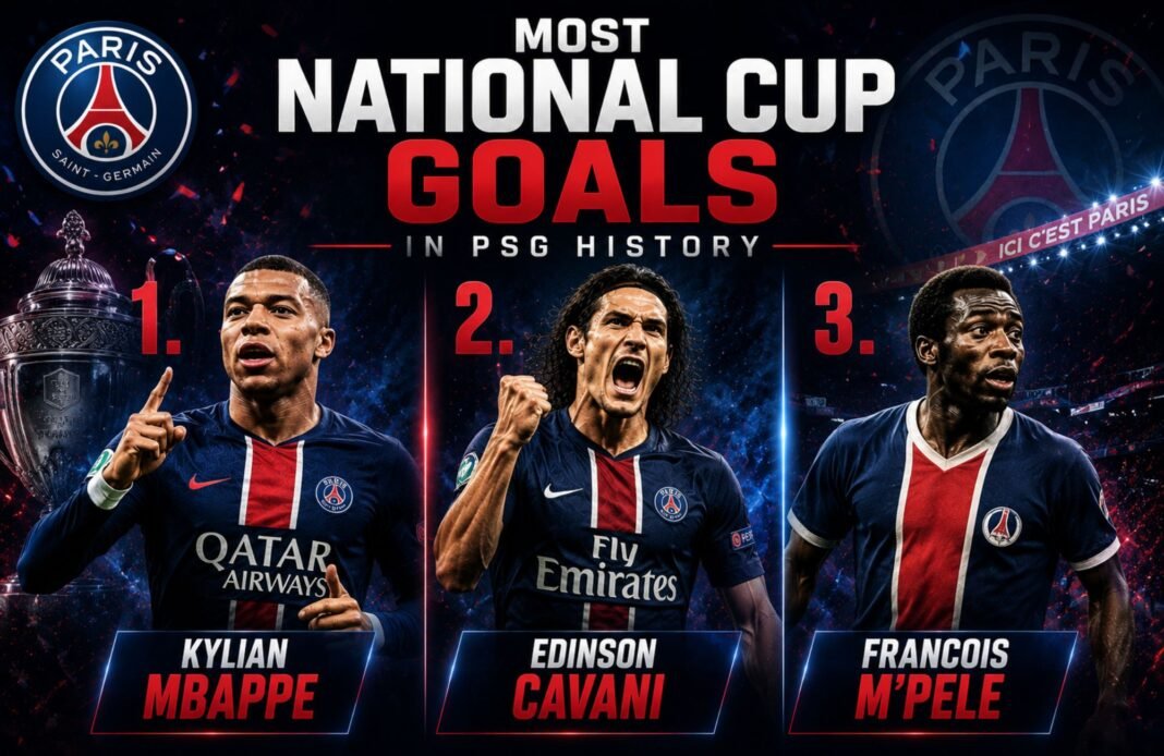 Top 10 Most National Cup Goals in PSG History (Updated 2026) Most National Cup Goals in PSG History