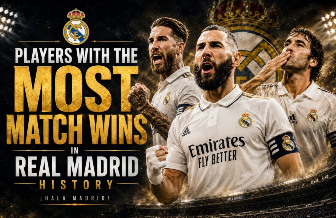 Top 10 Players With the Most Match Wins in Real Madrid History (Updated 2026) Players With the Most Match Wins in Real Madrid History