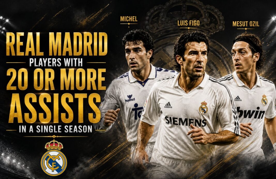 Real Madrid Players With 20 or More Assists in a Single Season