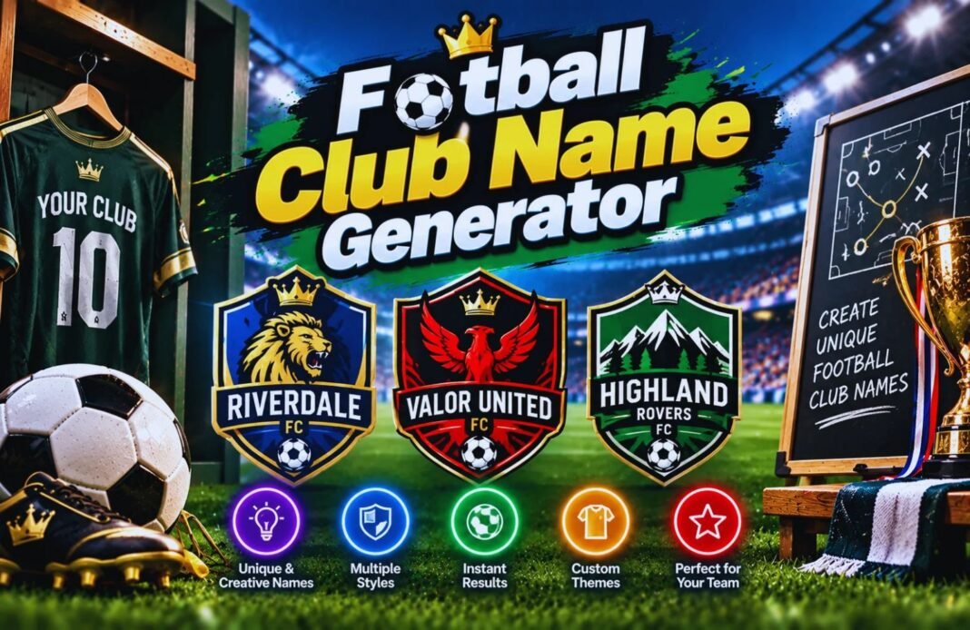 Football Club Name Generator Football Club Name Generator