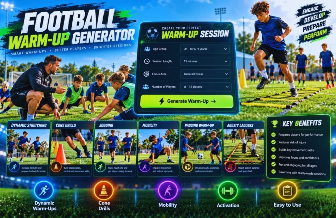 Football Warm-Up Generator Football Warm-Up Generator