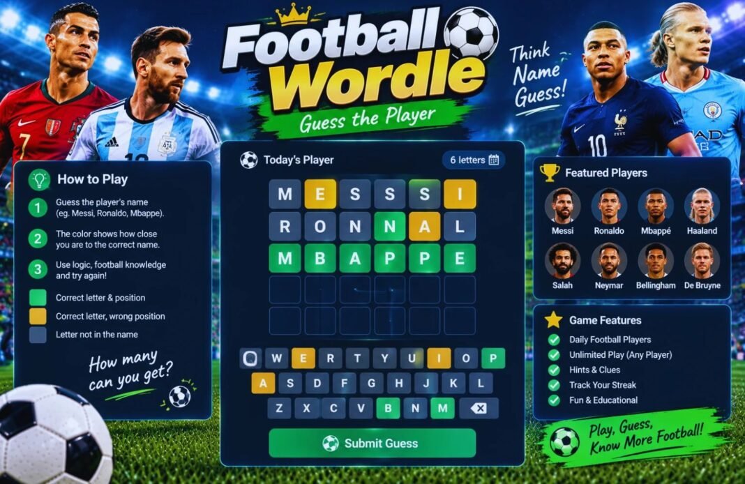 Football Wordle (Guess the Player) Football Wordle (Guess the Player)