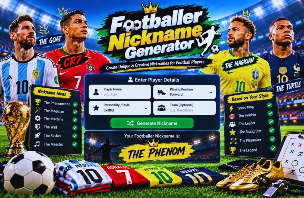 Footballer Nickname Generator