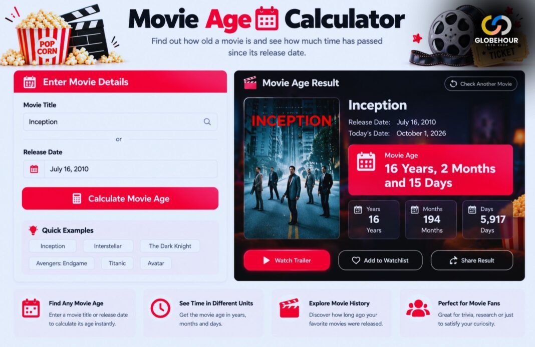 Movie Age Calculator