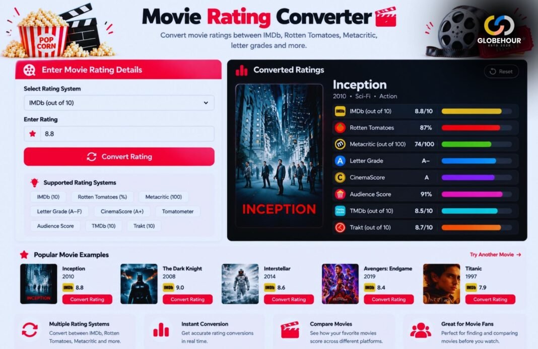 Movie Rating Converter Movie Rating Converter