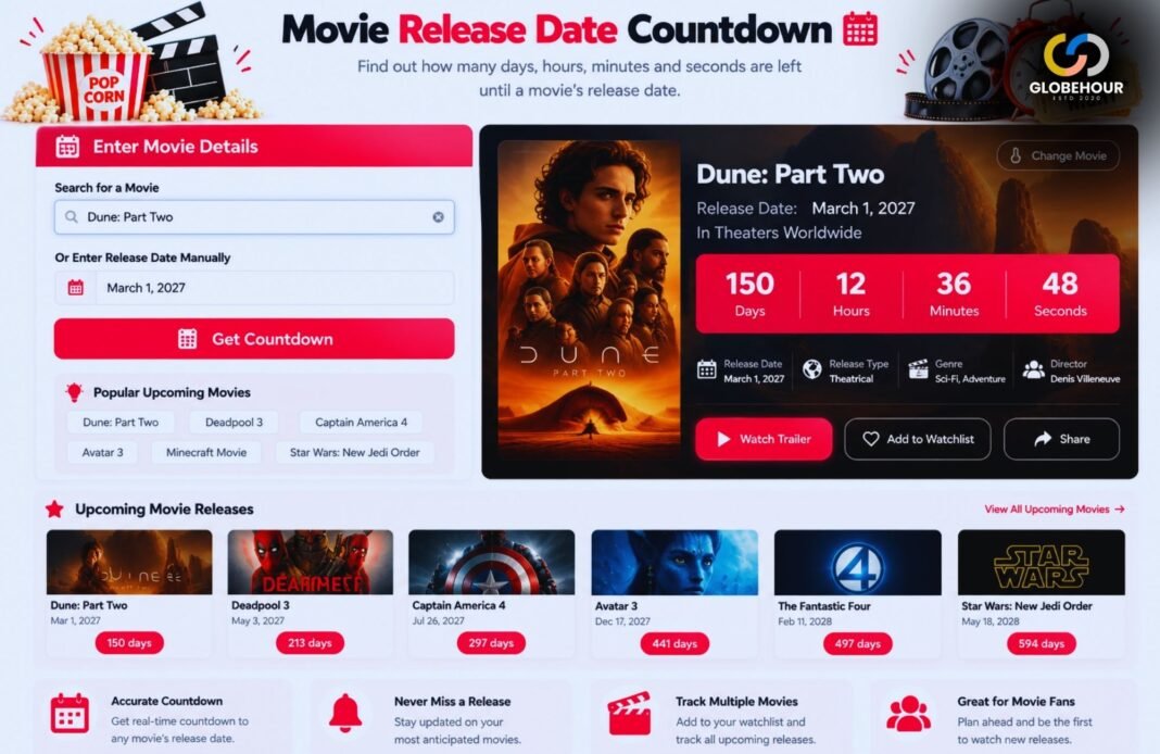 Movie Release Date Countdown Movie Release Date Countdown