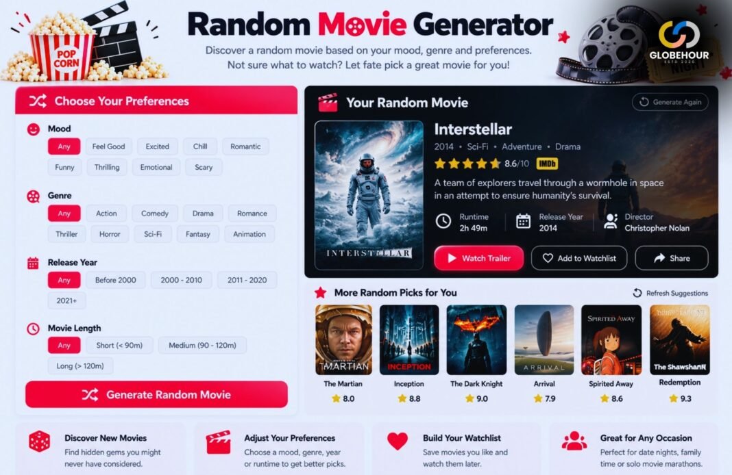 Random Movie Generator Random Movie Generator