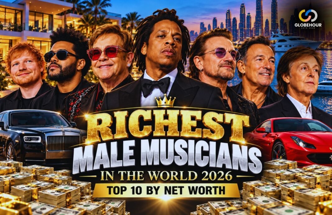 Richest Male Musicians in the World 2026: Top 10 by Net Worth Richest Male Musicians in the World 2026