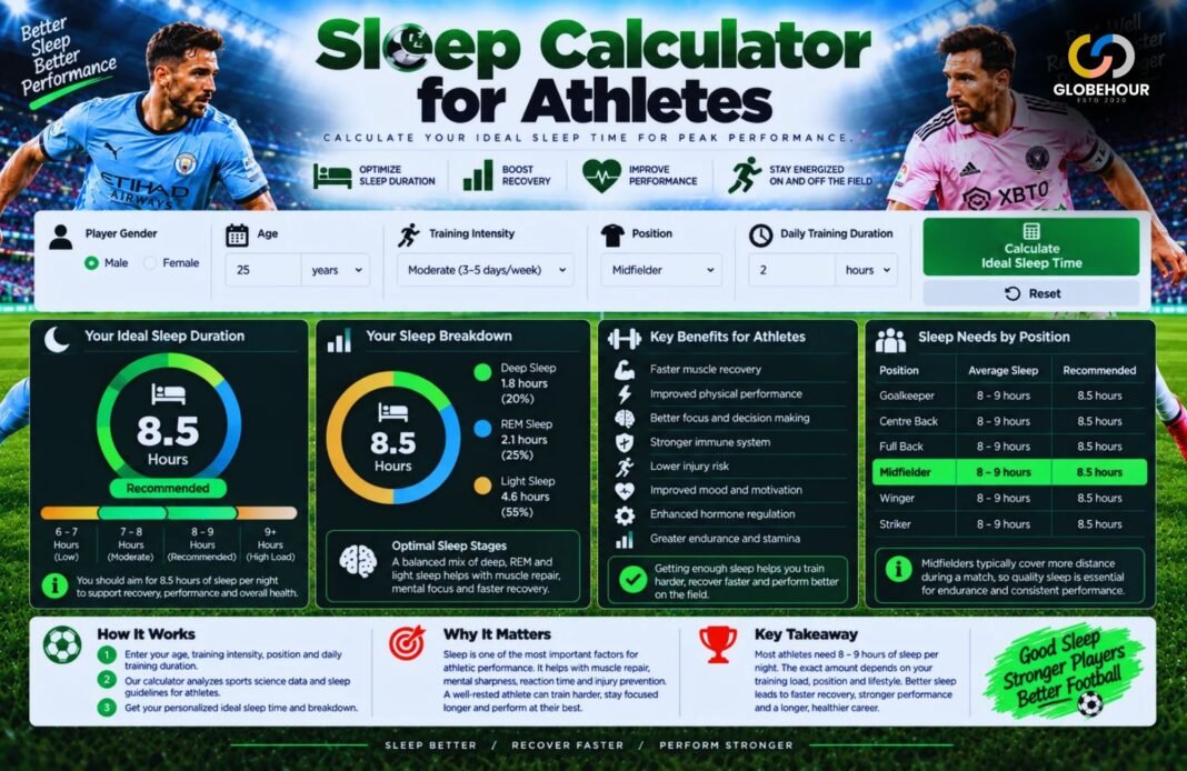 Sleep Calculator for Athletes