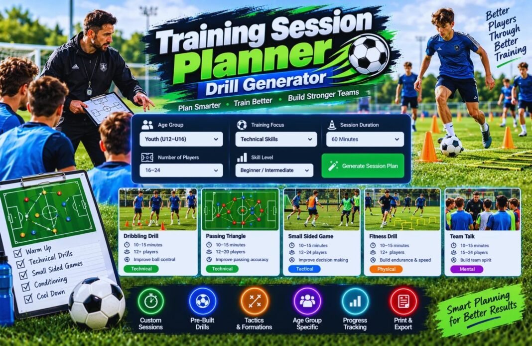 Training Session Planner / Drill Generator Training Session Planner _ Drill Generator